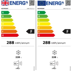Hotpoint UH6F1CG1_GH Freestanding Frost Free Freezer - Graphite -Prime Kitchen hotpoint uh6f1cg1 gh freestanding frost free freezer graphite5054645621972 EUP EN