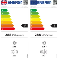 Hotpoint UH6F1CW1_WH Freestanding Frost Free Freezer - White -Prime Kitchen hotpoint uh6f1cw1 wh freestanding frost free freezer white5054645621996 EUP EN