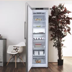 Hotpoint UH8F1CGUK1_GH Freestanding Frost Free Freezer - Graphite -Prime Kitchen hotpoint uh8f1cguk1 gh freestanding frost free freezer graphite5054645606757 10i bq