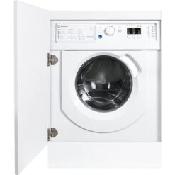 Indesit BIWMIL71252UKN_WH 7kg Built-in 1200rpm Washing Machine - White -Prime Kitchen indesit biwmil71252ukn wh 7kg built in 1200rpm washing machine white8050147602942 07c bq