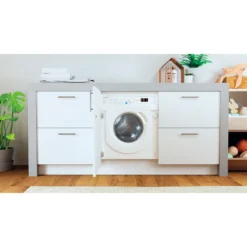 Indesit BIWMIL71252UKN_WH 7kg Built-in 1200rpm Washing Machine - White -Prime Kitchen indesit biwmil71252ukn wh 7kg built in 1200rpm washing machine white8050147602942 08i bq