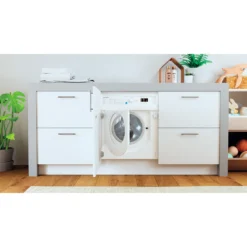 Indesit BIWMIL71252UKN_WH 7kg Built-in 1200rpm Washing Machine - White -Prime Kitchen indesit biwmil71252ukn wh 7kg built in 1200rpm washing machine white8050147602942 09i bq