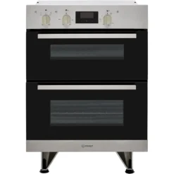 Indesit IDU6340IX_SS Integrated Electric Double Oven - Stainless Steel Stainless Steel Effect