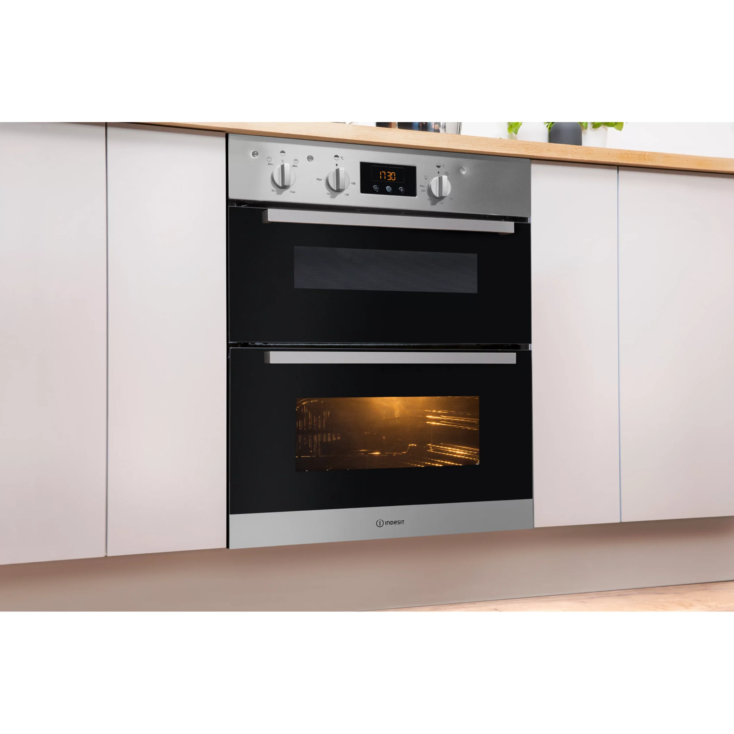 Indesit IDU6340IX_SS Integrated Electric Double Oven - Stainless Steel Stainless Steel Effect 10 Indesit IDU6340IX_SS Integrated Electric Double Oven - Stainless Steel Stainless Steel Effect - Image 8