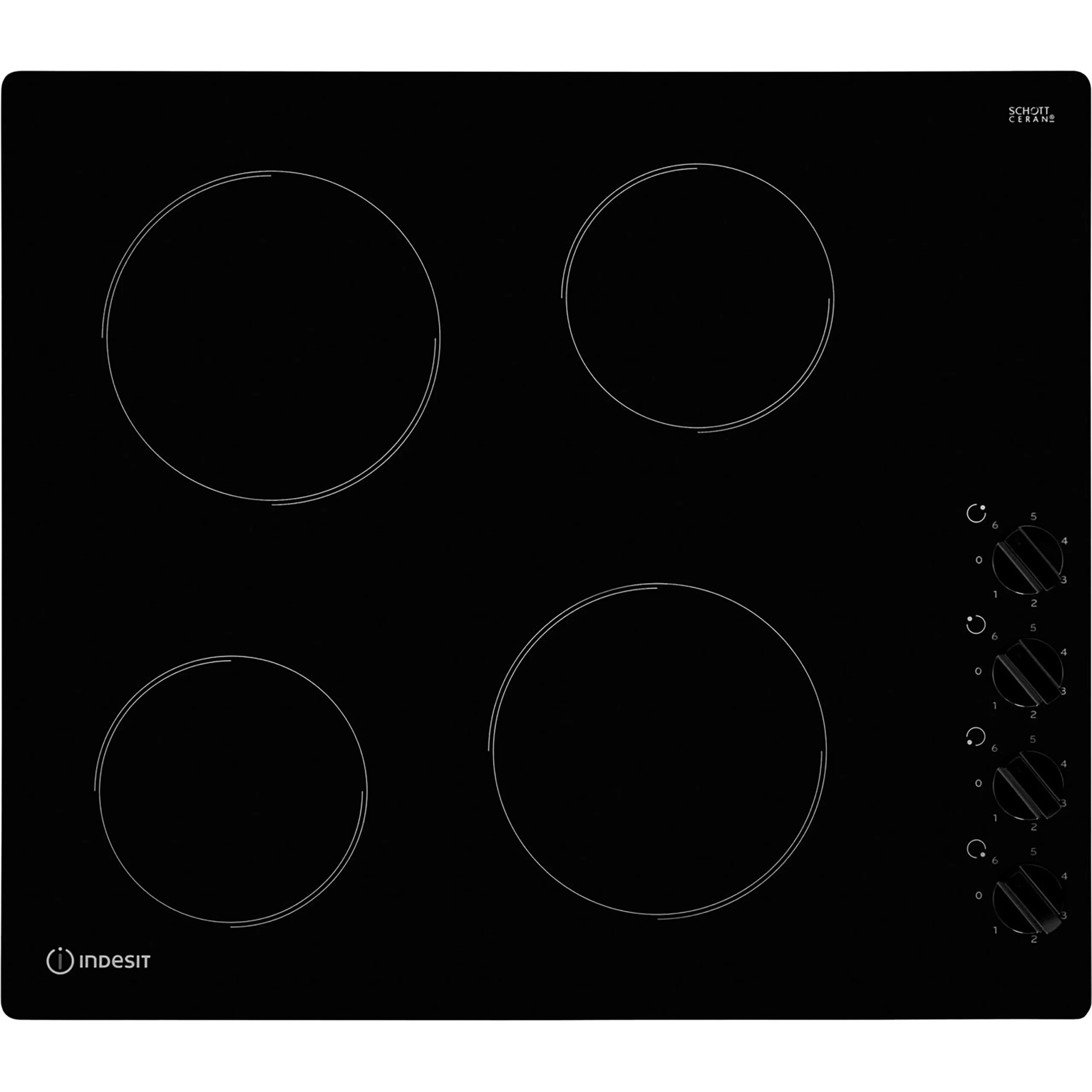 Indesit RI860C_BK 58cm Ceramic Hob - Black 3 Indesit RI860C_BK 58cm Ceramic Hob - Black