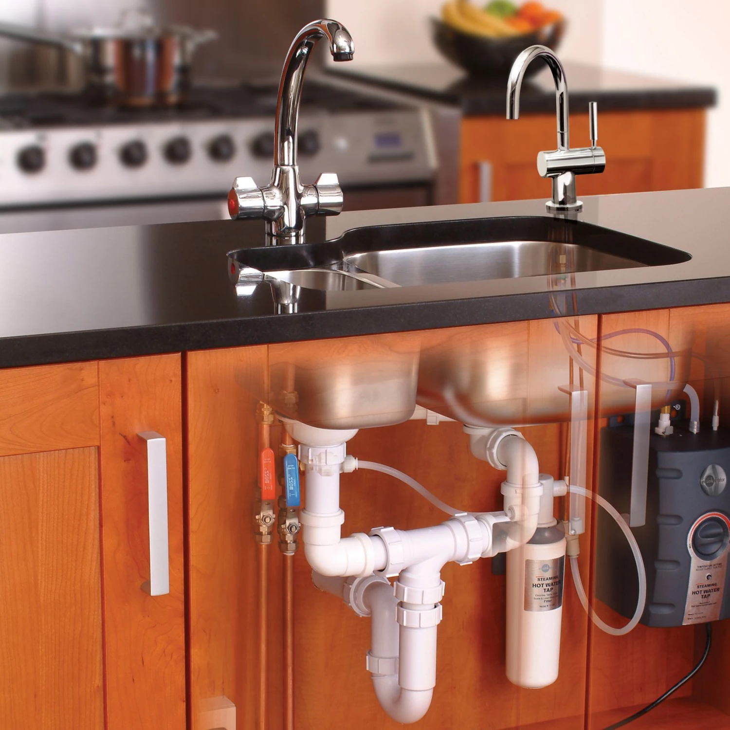 InSinkErator Chrome Effect Filtered Hot & Cold Water Tap 6 InSinkErator Chrome Effect Filtered Hot & Cold Water Tap - Image 4