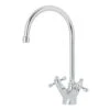 Kidson Chrome Effect Kitchen Twin Lever Tap -Prime Kitchen kidson chrome effect kitchen twin lever tap3663602930129 01bq
