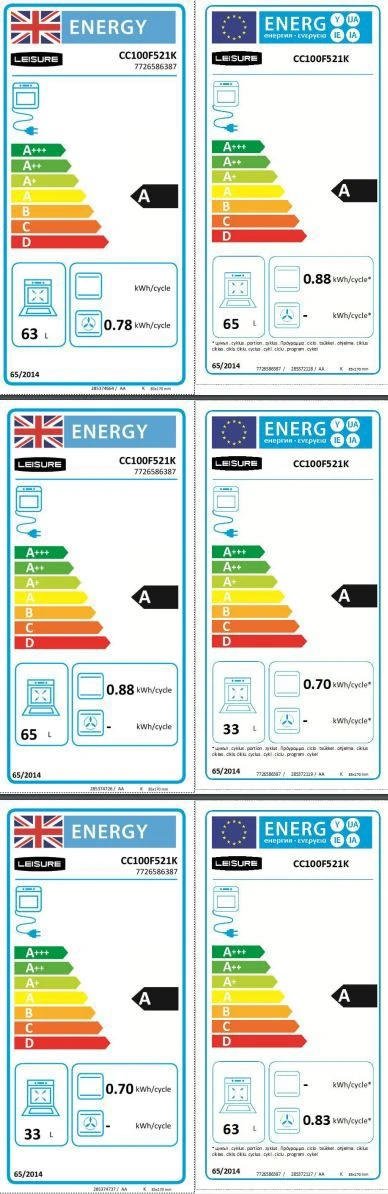 Leisure CC100F521K Freestanding Electric Range Cooker With Gas & Electric Hob 15 Leisure CC100F521K Freestanding Electric Range Cooker With Gas & Electric Hob - Image 13