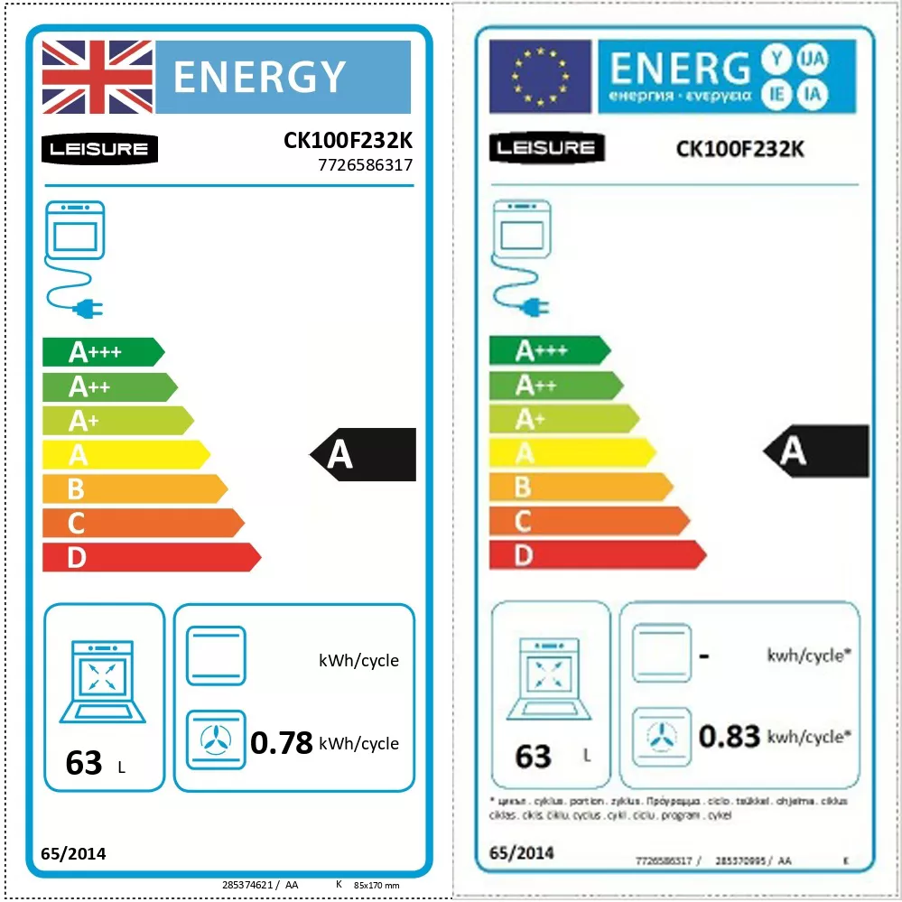 Leisure CK100F232K Freestanding Electric Range Cooker With Gas Hob 8 Leisure CK100F232K Freestanding Electric Range Cooker With Gas Hob - Image 6