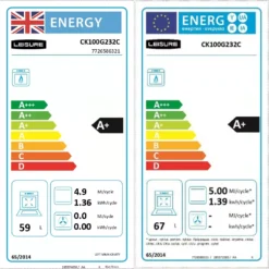 Leisure CK100G232K Freestanding Gas Range Cooker With Gas Hob -Prime Kitchen leisure ck100g232k freestanding gas range cooker with gas hob5023790031691 EUP EN