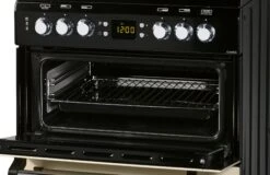 Leisure Cookmaster CLA60CEC 60cm Double Electric Cooker With Ceramic Hob - Cream -Prime Kitchen leisure cookmaster cla60cec 60cm double electric cooker with ceramic hob cream5023790037617 36c