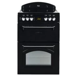 Leisure Cookmaster CLA60CEK 60cm Double Electric Cooker With Ceramic Hob - Black