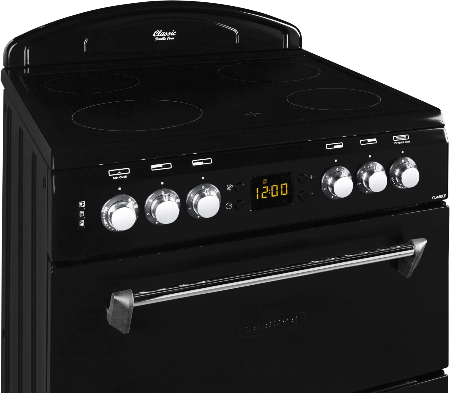 Leisure Cookmaster CLA60CEK 60cm Double Electric Cooker With Ceramic Hob - Black 6 Leisure Cookmaster CLA60CEK 60cm Double Electric Cooker With Ceramic Hob - Black - Image 4