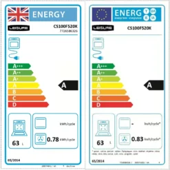 Leisure CS100F520K Freestanding Electric Range Cooker With Gas Hob -Prime Kitchen leisure cs100f520k freestanding electric range cooker with gas hob5023790031585 EUP EN