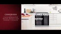 Leisure CS90D530X Freestanding Electric Range Cooker With Induction Hob -Prime Kitchen leisure cs90d530x freestanding electric range cooker with induction hob5023790037808 ven en