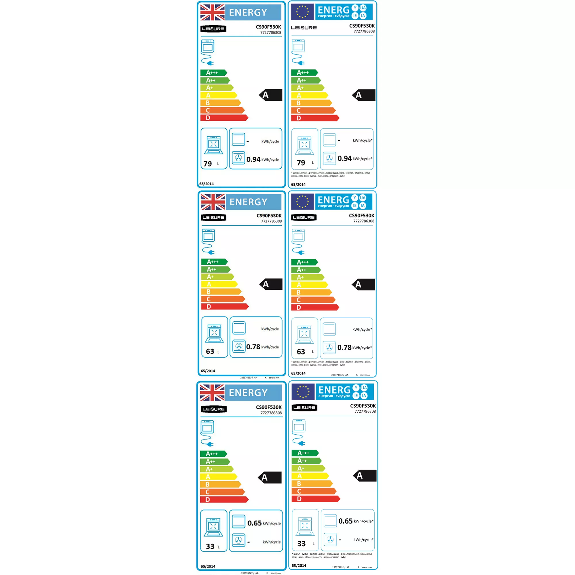 Leisure CS90F530K Freestanding Electric Range Cooker With Gas Hob 8 Leisure CS90F530K Freestanding Electric Range Cooker With Gas Hob - Image 6