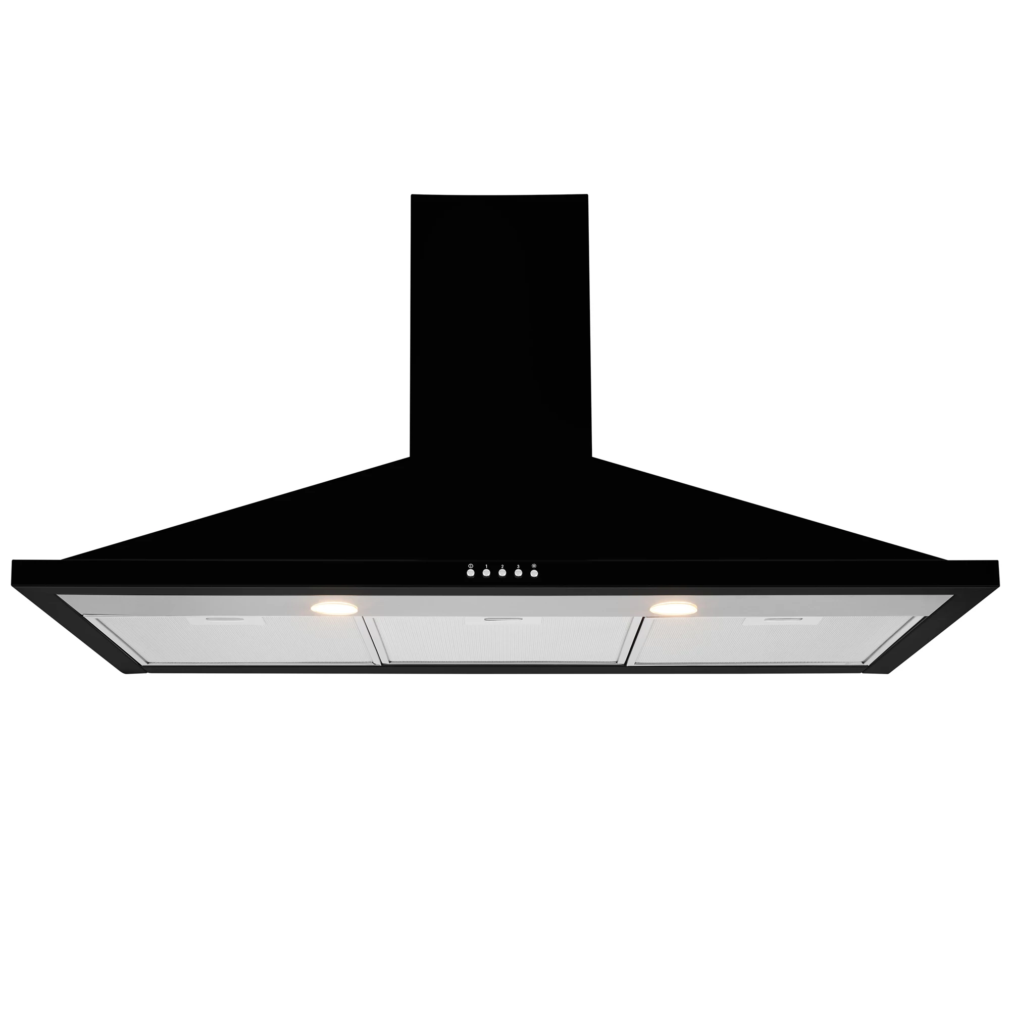 Leisure H102PK Black Stainless Steel Chimney Cooker Hood, (W)100cm 3 Leisure H102PK Black Stainless Steel Chimney Cooker Hood, (W)100cm
