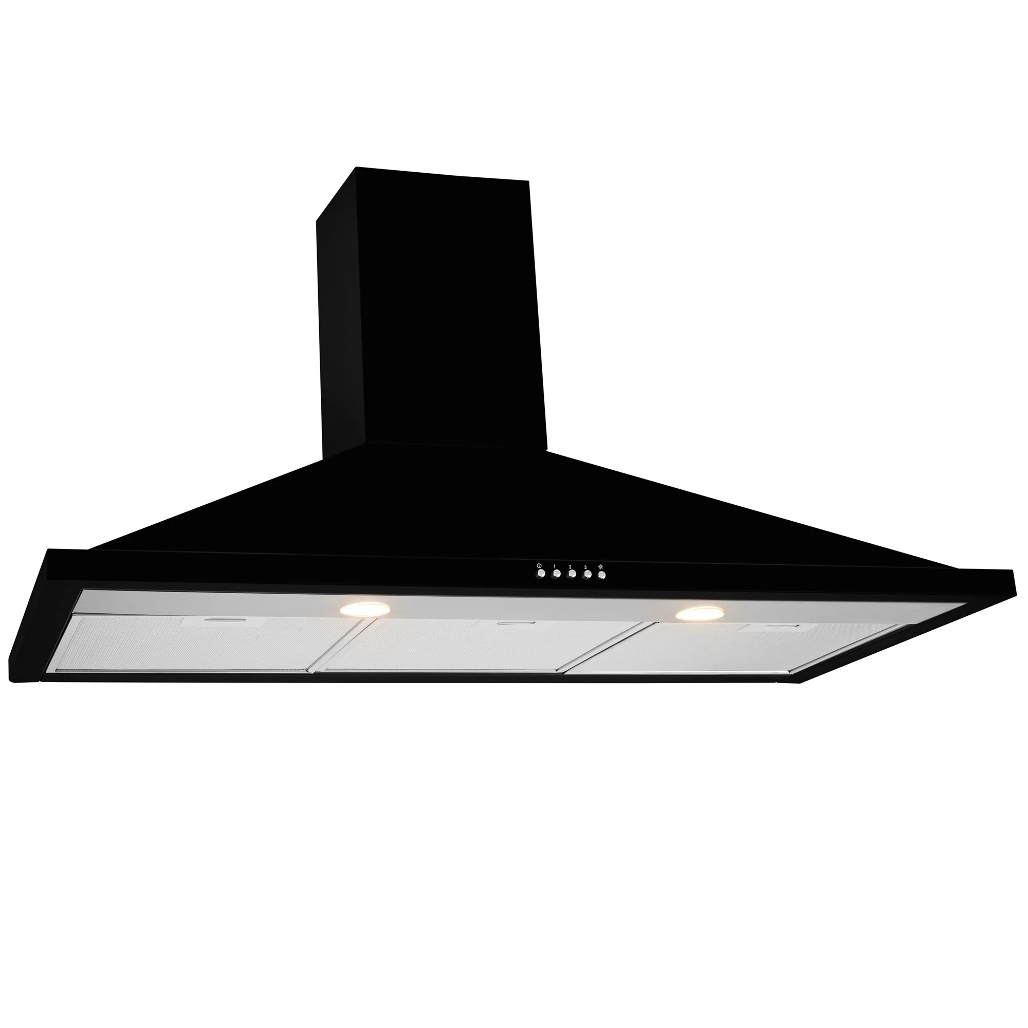 Leisure H102PK Black Stainless Steel Chimney Cooker Hood, (W)100cm 4 Leisure H102PK Black Stainless Steel Chimney Cooker Hood, (W)100cm - Image 2