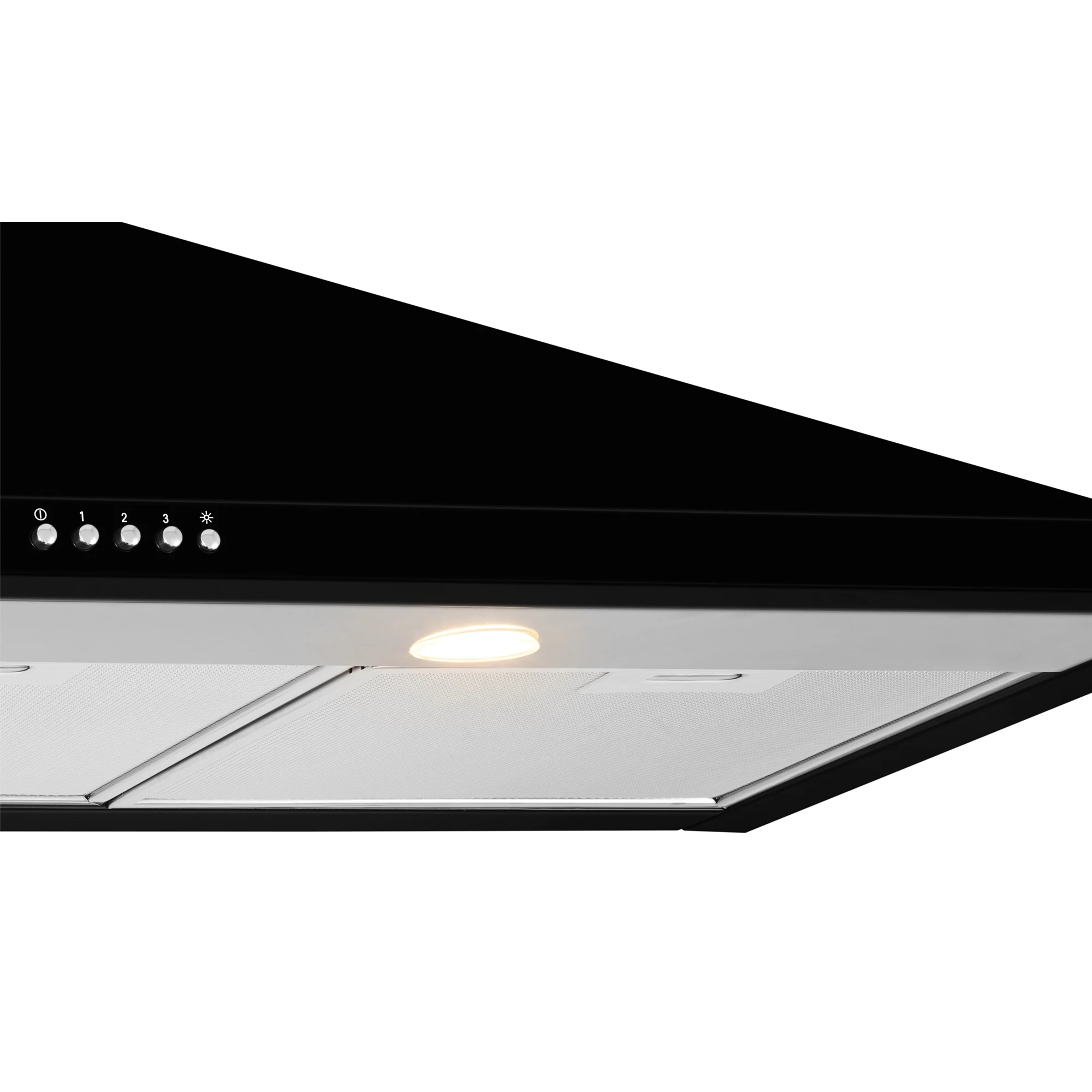 Leisure H102PK Black Stainless Steel Chimney Cooker Hood, (W)100cm 5 Leisure H102PK Black Stainless Steel Chimney Cooker Hood, (W)100cm - Image 3