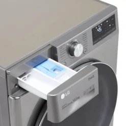 LG F4V710STSE 10kg Freestanding 1400rpm Washing Machine - Graphite -Prime Kitchen lg f4v710stse 10kg freestanding 1400rpm washing machine graphite8806098766017 07c bq