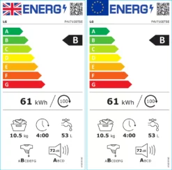 LG F4V710STSE 10kg Freestanding 1400rpm Washing Machine - Graphite -Prime Kitchen lg f4v710stse 10kg freestanding 1400rpm washing machine graphite8806098766017 EUP EN