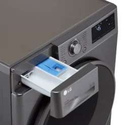 LG FAV309SNE 9kg Freestanding 1400rpm Washing Machine - Graphite -Prime Kitchen lg fav309sne 9kg freestanding 1400rpm washing machine graphite8806091353245 08c bq