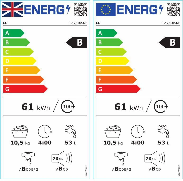 LG FAV310SNE 10kg Freestanding 1400rpm Washing Machine - Graphite 4 LG FAV310SNE 10kg Freestanding 1400rpm Washing Machine - Graphite - Image 2