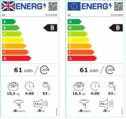 LG FAV310WNE 10kg Freestanding 1400rpm Washing Machine - White -Prime Kitchen lg fav310wne 10kg freestanding 1400rpm washing machine white8806091353221 EUP EN