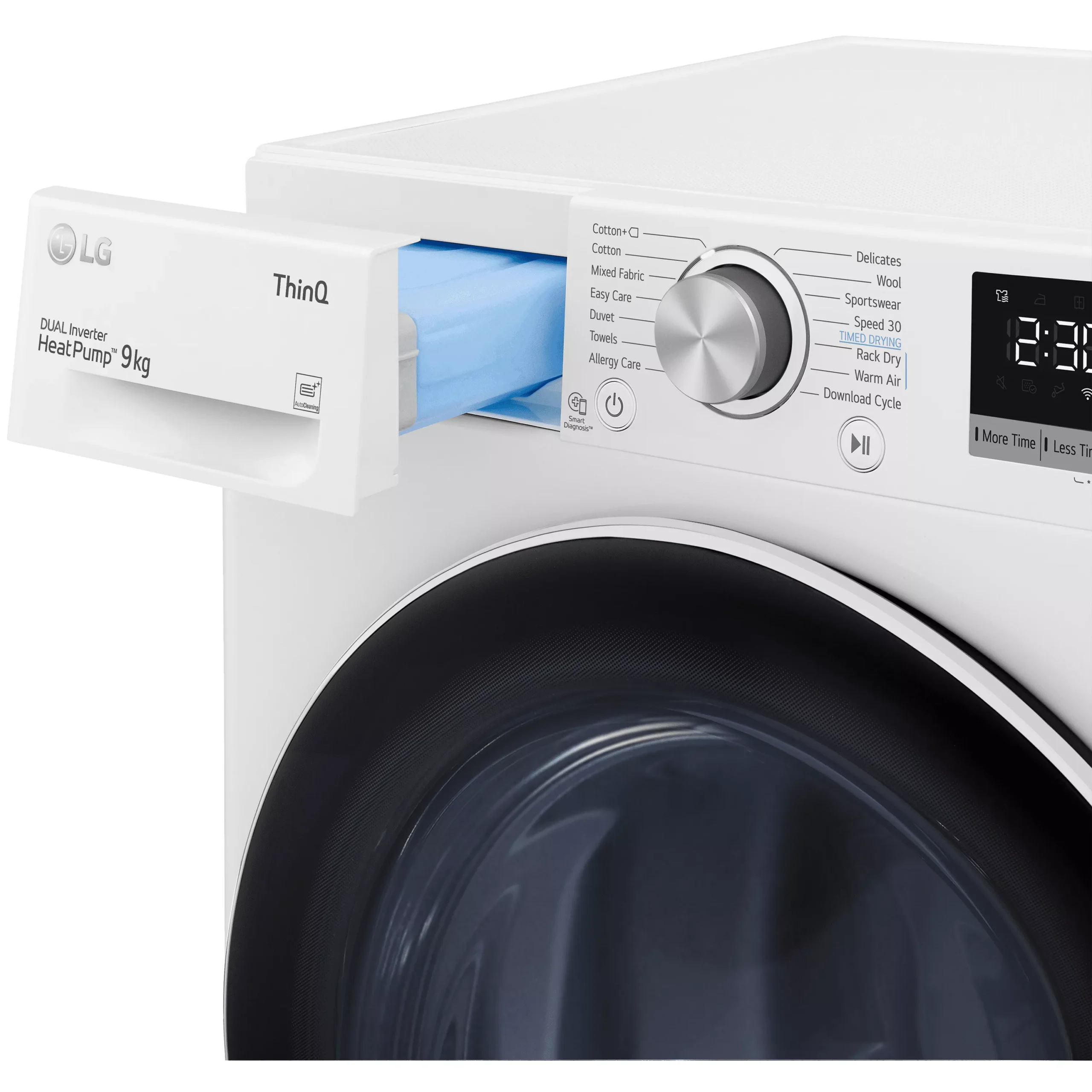 LG FDV709W 9kg Freestanding Heat Pump Tumble Dryer - White 8 LG FDV709W 9kg Freestanding Heat Pump Tumble Dryer - White - Image 6