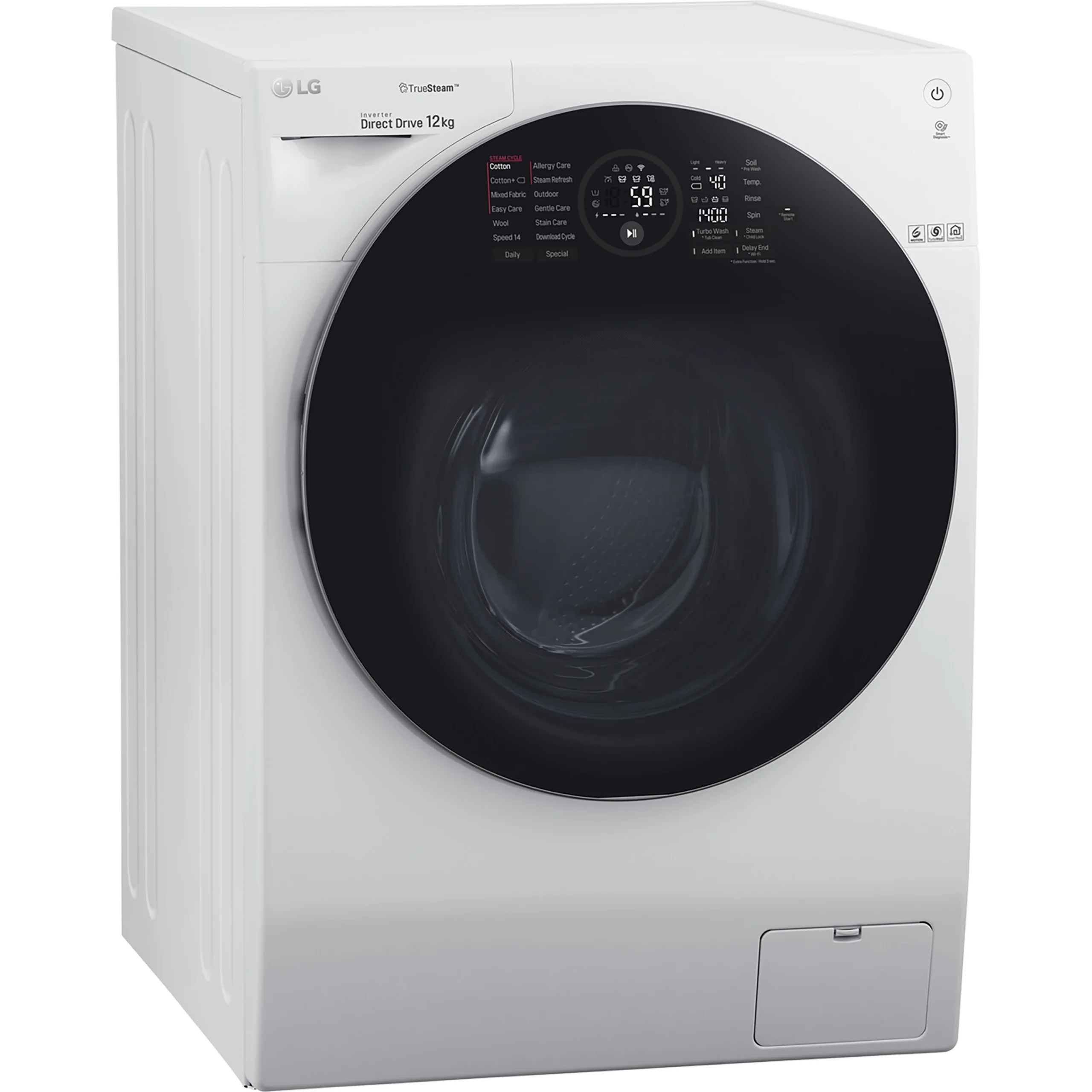 LG FH4G1BCS2 12kg Freestanding 1400rpm Washing Machine - White 6 LG FH4G1BCS2 12kg Freestanding 1400rpm Washing Machine - White - Image 4