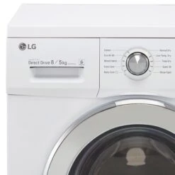 LG FWMT85WE_WH 8kg/5kg Freestanding Condenser Washer Dryer - White -Prime Kitchen lg fwmt85we wh 8kg 5kg freestanding condenser washer dryer white8806098765072 02c bq