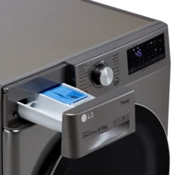 LG FWV796STSE 9kg/6kg Freestanding Condenser Washer Dryer - Graphite -Prime Kitchen lg fwv796stse 9kg 6kg freestanding condenser washer dryer graphite8806098765119 06c bq