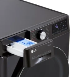 LG FWV917BTSE 10kg/7kg Freestanding Condenser Washer Dryer - Black -Prime Kitchen lg fwv917btse 10kg 7kg freestanding condenser washer dryer black8806098765140 03c bq