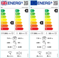 LG FWV917BTSE 10kg/7kg Freestanding Condenser Washer Dryer - Black -Prime Kitchen lg fwv917btse 10kg 7kg freestanding condenser washer dryer black8806098765140 EUP EN