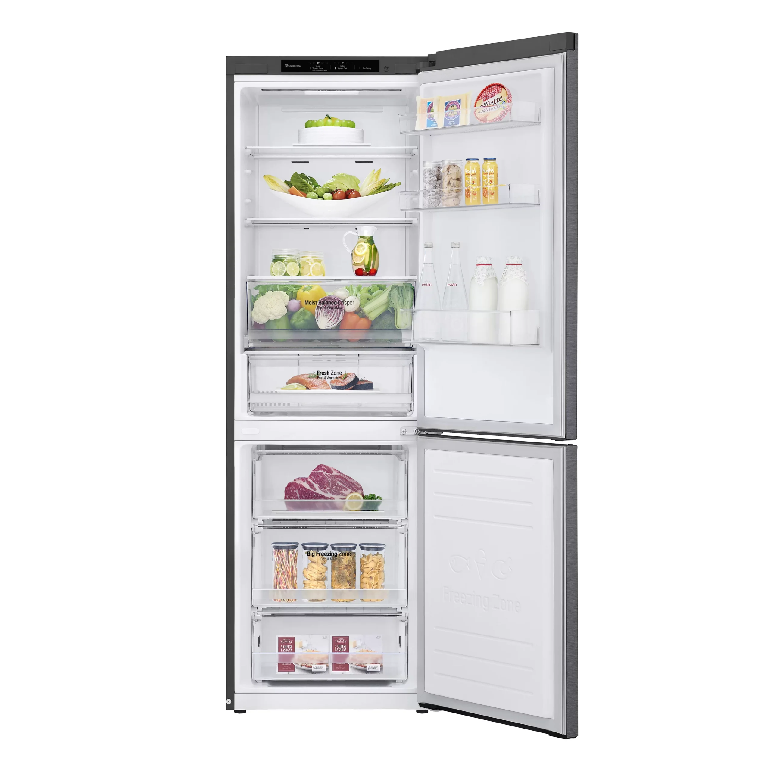 LG GBB61DSJEN 70:30 Freestanding Frost Free Fridge Freezer - Graphite 11 LG GBB61DSJEN 70:30 Freestanding Frost Free Fridge Freezer - Graphite - Image 9