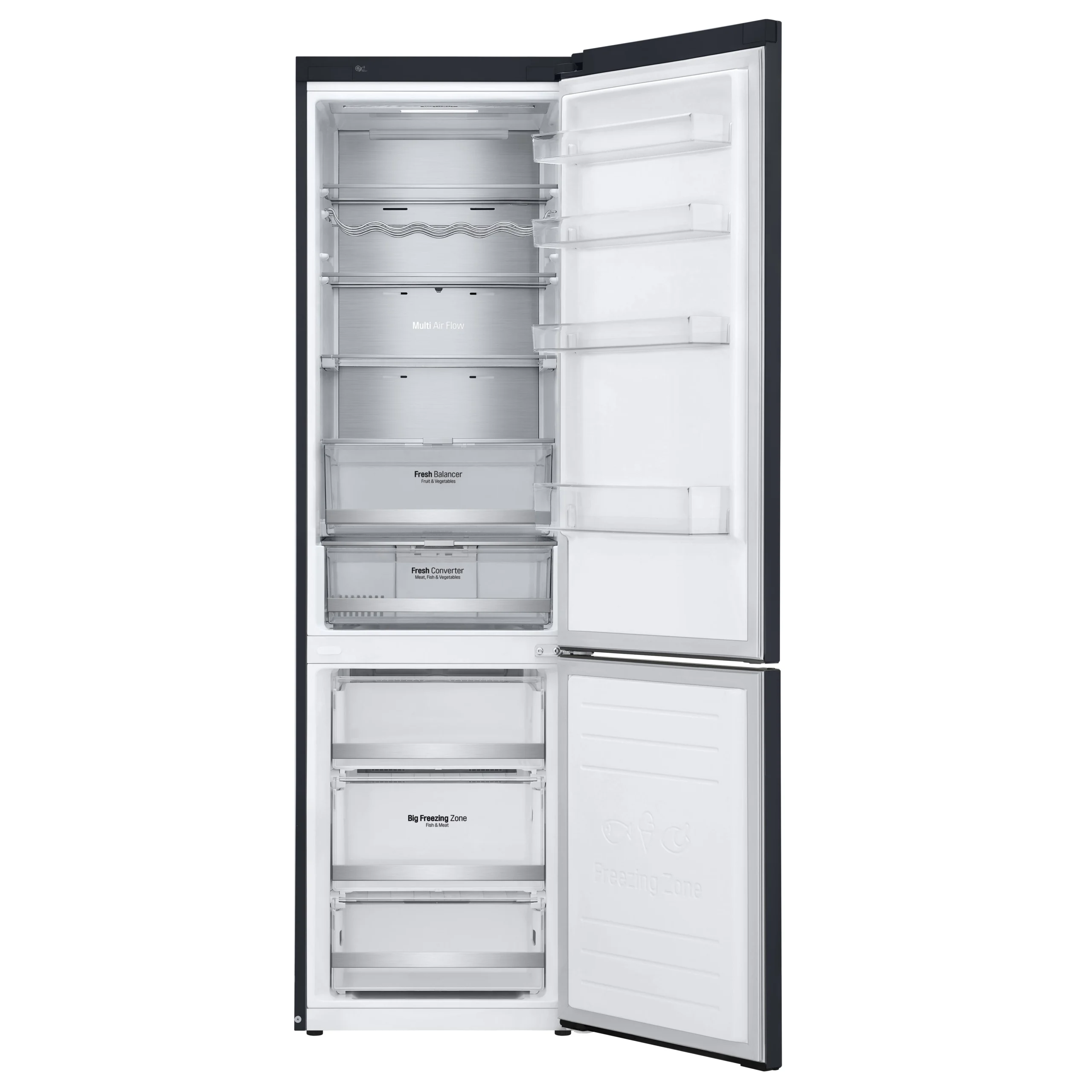 LG GBB92MCABP_BK Freestanding Frost Free Fridge Freezer - Black 5 LG GBB92MCABP_BK Freestanding Frost Free Fridge Freezer - Black - Image 3