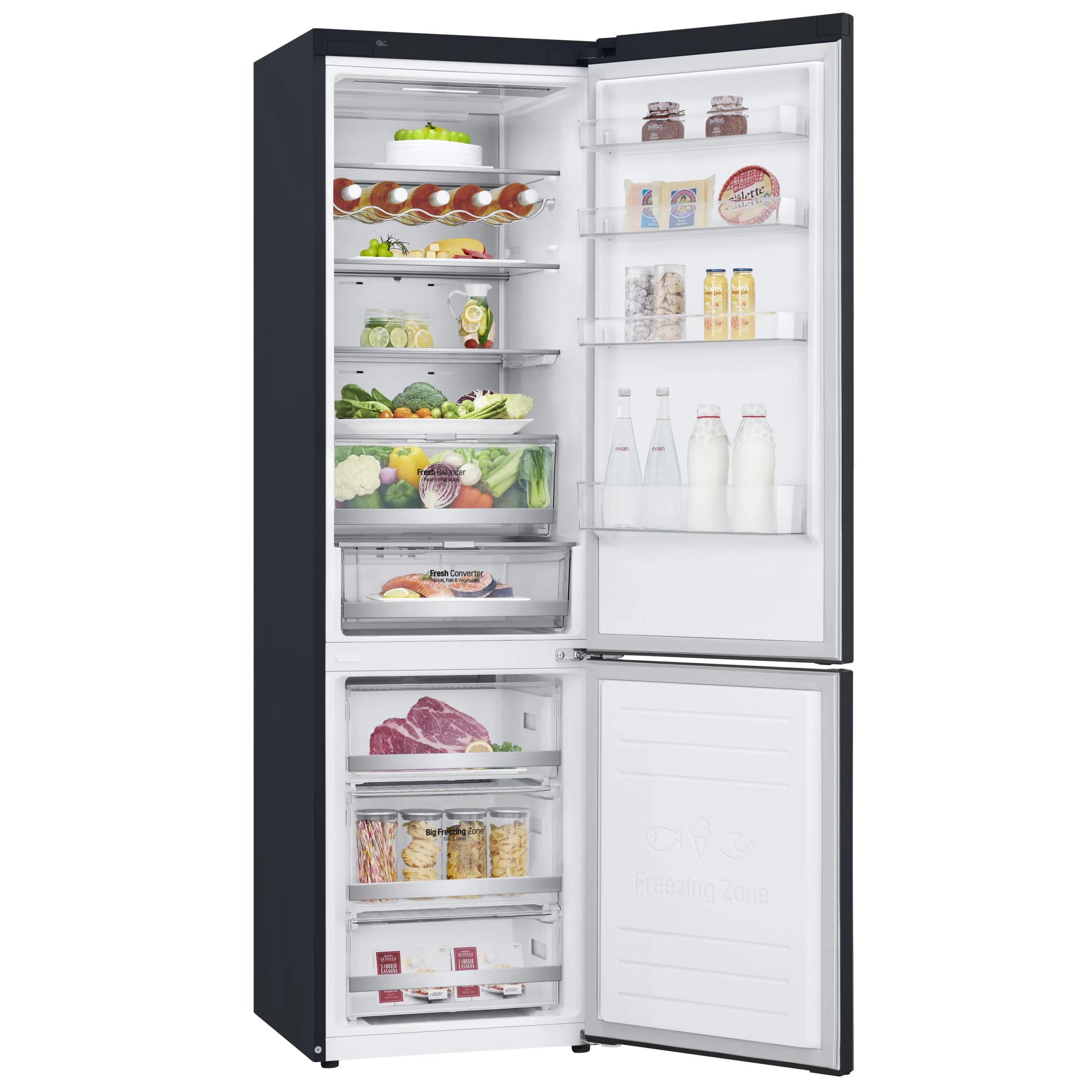 LG GBB92MCABP_BK Freestanding Frost Free Fridge Freezer - Black 10 LG GBB92MCABP_BK Freestanding Frost Free Fridge Freezer - Black - Image 8