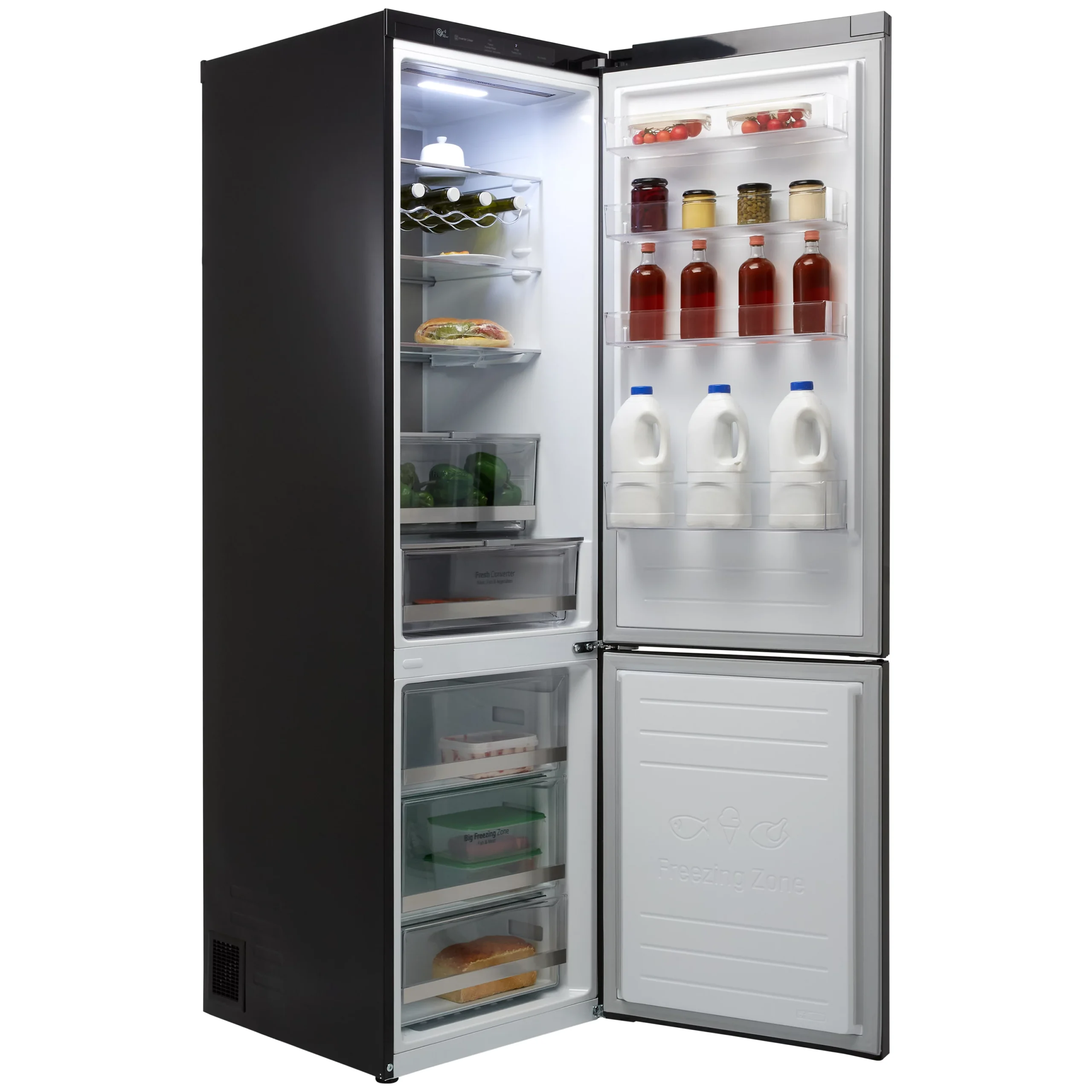 LG GBB92MCBAP_MB Freestanding Frost Free Fridge Freezer - Matt Black 3 LG GBB92MCBAP_MB Freestanding Frost Free Fridge Freezer - Matt Black