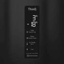 LG GBF61BLHEN_BK 60:40 Freestanding Frost Free Fridge Freezer - Black -Prime Kitchen lg gbf61blhen bk 60 40 freestanding frost free fridge freezer black8806091812803 02c bq 1