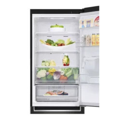 LG GBF61BLHEN_BK 60:40 Freestanding Frost Free Fridge Freezer - Black -Prime Kitchen lg gbf61blhen bk 60 40 freestanding frost free fridge freezer black8806091812803 05c bq 1