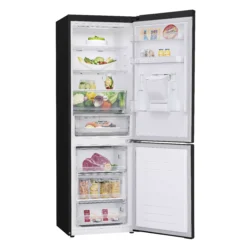 LG GBF61BLHEN_BK 60:40 Freestanding Frost Free Fridge Freezer - Black -Prime Kitchen lg gbf61blhen bk 60 40 freestanding frost free fridge freezer black8806091812803 09c bq 1