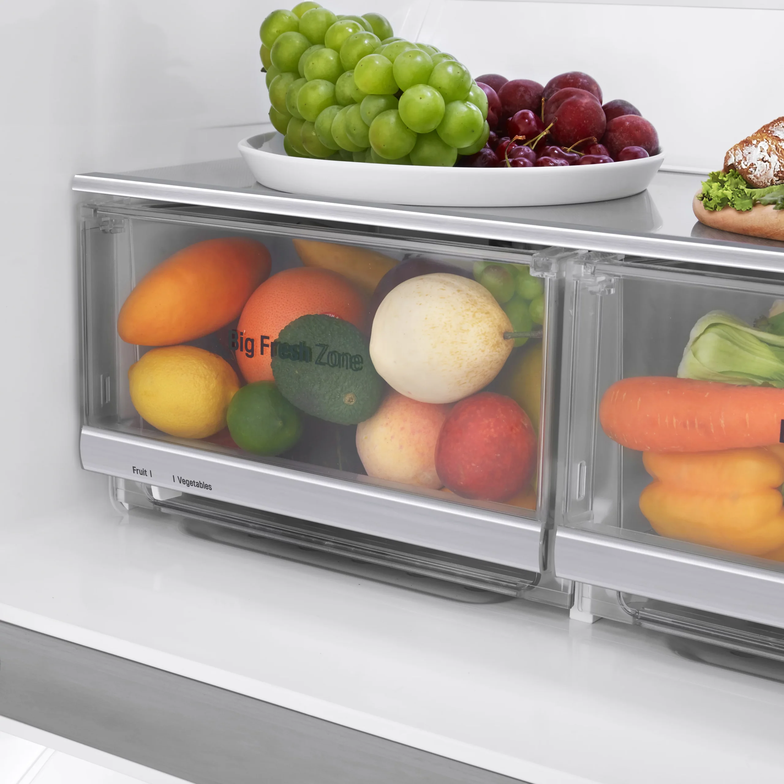 LG GMB844PZFG_SI American Style Freestanding Frost Free Fridge Freezer - Silver Effect 9 LG GMB844PZFG_SI American Style Freestanding Frost Free Fridge Freezer - Silver Effect - Image 7