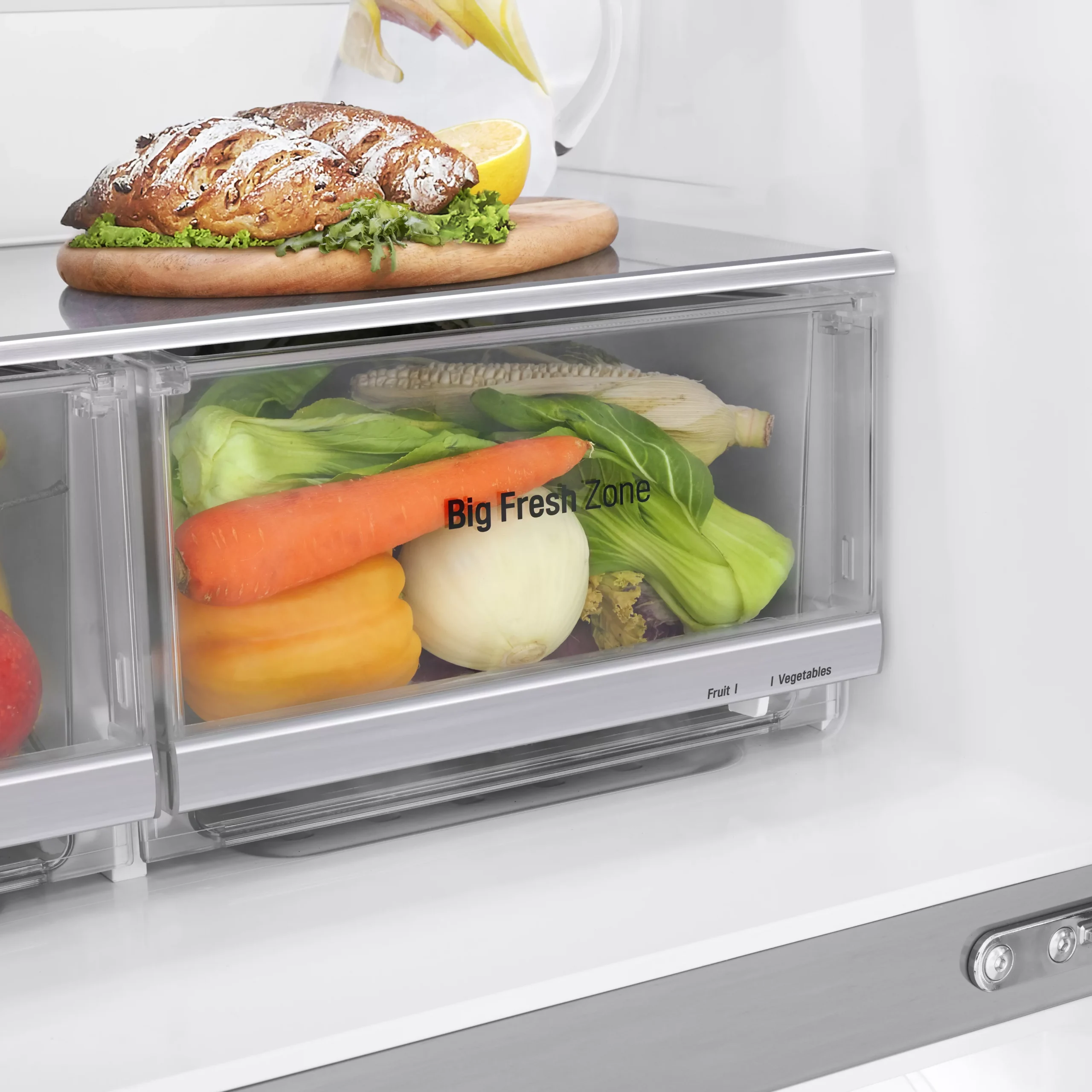 LG GMB844PZFG_SI American Style Freestanding Frost Free Fridge Freezer - Silver Effect 10 LG GMB844PZFG_SI American Style Freestanding Frost Free Fridge Freezer - Silver Effect - Image 8