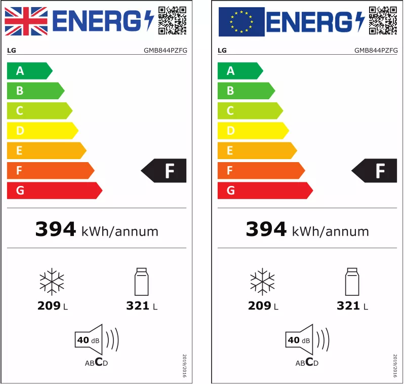 LG GMB844PZFG_SI American Style Freestanding Frost Free Fridge Freezer - Silver Effect 4 LG GMB844PZFG_SI American Style Freestanding Frost Free Fridge Freezer - Silver Effect - Image 2