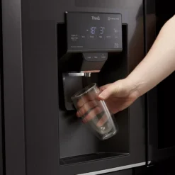 LG GMX945MC9F_BK American Style Freestanding Frost Free Fridge Freezer - Black -Prime Kitchen lg gmx945mc9f bk american style freestanding frost free fridge freezer black8806091046574 03c bq