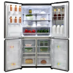 LG GMX945MC9F_BK American Style Freestanding Frost Free Fridge Freezer - Black -Prime Kitchen lg gmx945mc9f bk american style freestanding frost free fridge freezer black8806091046574 05c bq