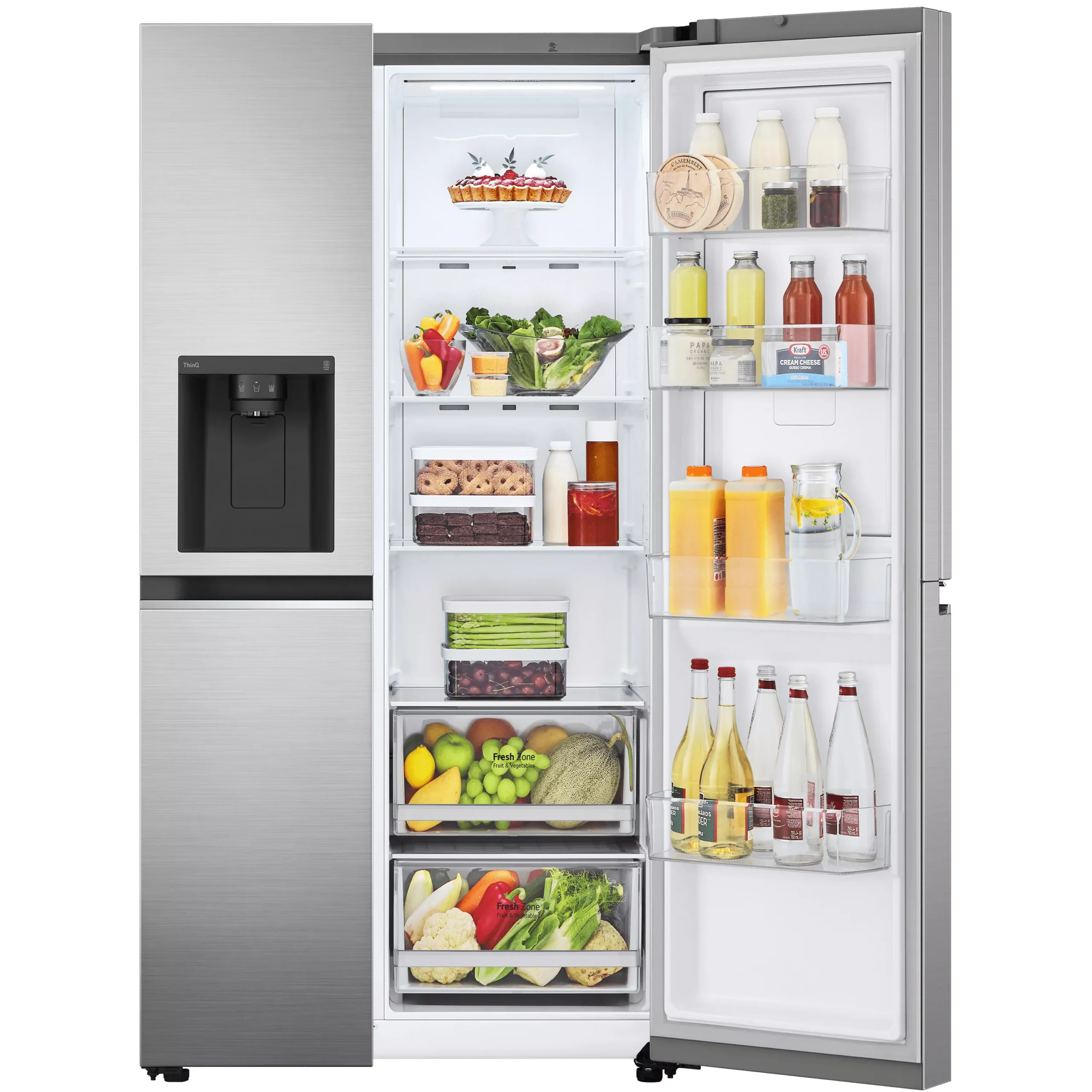LG GSJV70PZTF American Style Freestanding Frost Free Fridge Freezer - Stainless Steel Effect 8 LG GSJV70PZTF American Style Freestanding Frost Free Fridge Freezer - Stainless Steel Effect - Image 6