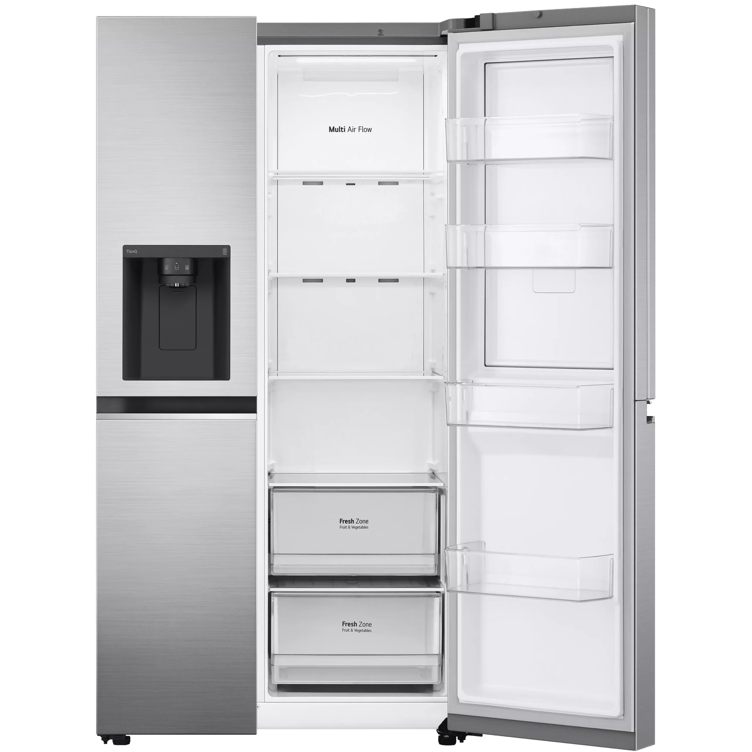 LG GSJV70PZTF American Style Freestanding Frost Free Fridge Freezer - Stainless Steel Effect 9 LG GSJV70PZTF American Style Freestanding Frost Free Fridge Freezer - Stainless Steel Effect - Image 7