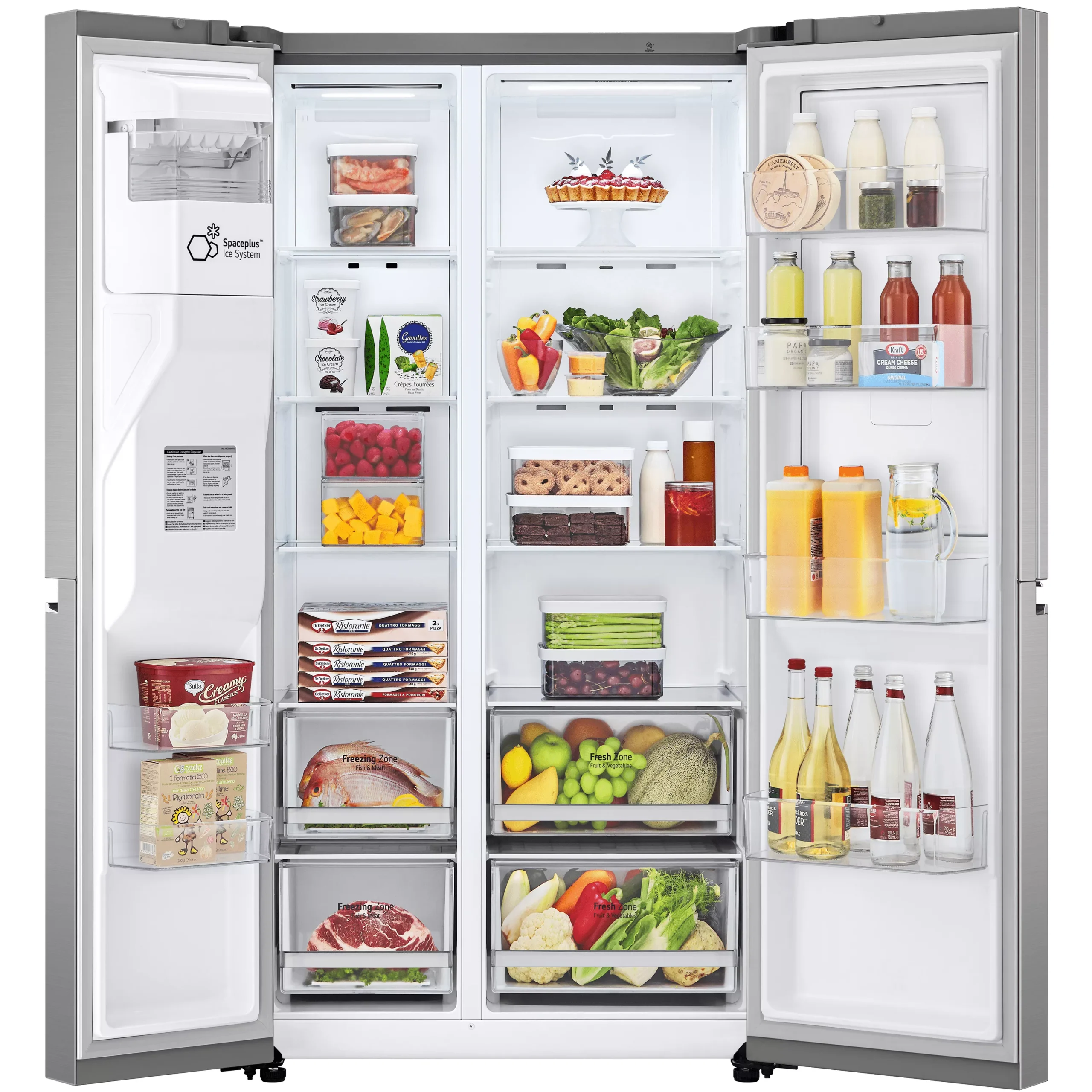 LG GSJV70PZTF American Style Freestanding Frost Free Fridge Freezer - Stainless Steel Effect 10 LG GSJV70PZTF American Style Freestanding Frost Free Fridge Freezer - Stainless Steel Effect - Image 8