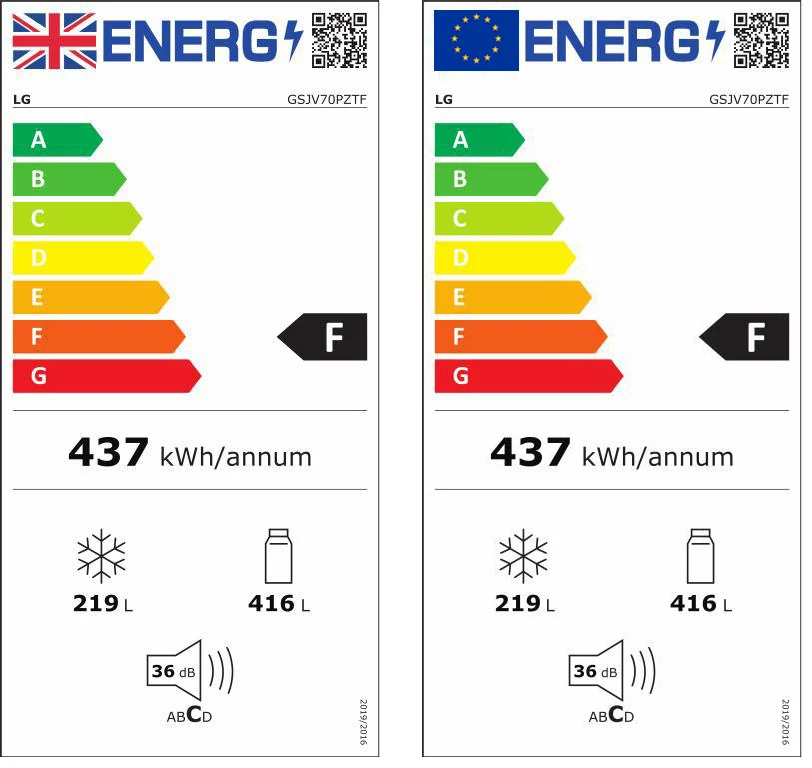 LG GSJV70PZTF American Style Freestanding Frost Free Fridge Freezer - Stainless Steel Effect 4 LG GSJV70PZTF American Style Freestanding Frost Free Fridge Freezer - Stainless Steel Effect - Image 2